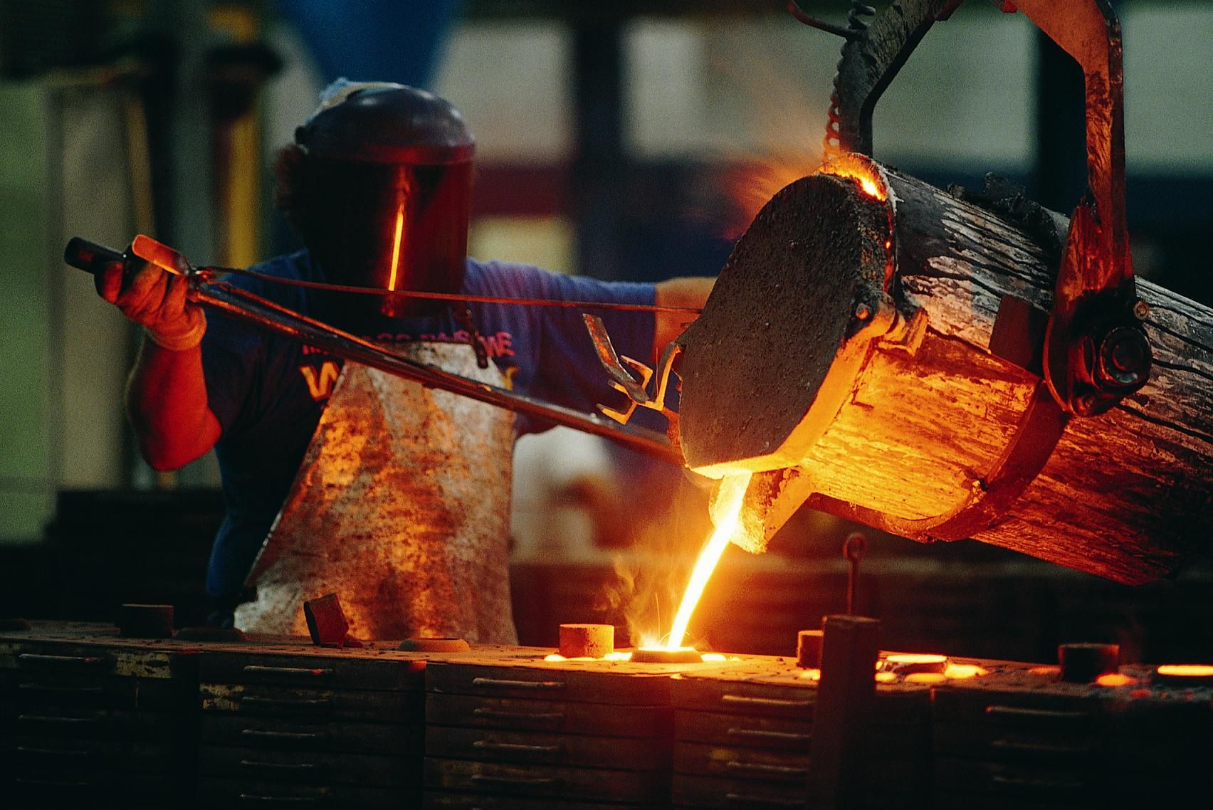 Fundición de metales en Fierros Guaraní